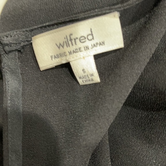 Aritzia Wilfred Blouson Keyhole Back Flared Dress SZ S - Picture 6 of 8